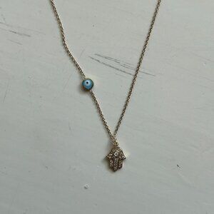 Alemdara Evil Eye Altan Necklace worn by Duchess Meghan Markle